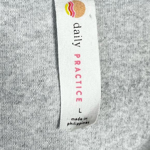 ANTHROPOLOGIE Daily Practice Off-The-Shoulder Velvet Mini Dress Gray Size Large - Picture 4 of 6